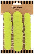 Party Partners Design Circle Ribbon Gift Wrap Accent or Wall Decoration, Lime N3