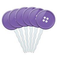 Set of 6 Cupcake Picks Toppers Decoration Places and Things - Machu Picchu Peru Travel N27