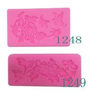 Funshowcase Lace Rose and Butterfly Lace Fondant Pastry Silicone Mold for Sugarcraft, Cake Decoration, Cupcake... N2