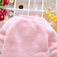 Clothes Set ,BeautyVan Baby Infant Girls Cartoon Woolen Fur Winter Warm Set Thick Coat +Pants Clothes (3T, White) N10