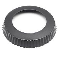 Wenwins nonstick bottom tart pan pie pan quiche pan 9 inch black N5