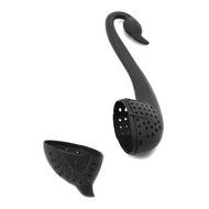 2pcs Black Swan Shape Herb Leaf Spice Strainer Tea Infuser Tea Bag Filters N4