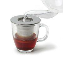Stainless Steel 3.75 inch Diameter Collapsible Tea Infuser with Laser Cut Holes