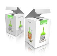 Gyro Design Tea Strainer, fuway Loose Tea Leaf Infuser, Tea Filter, [Food-Grade] Silicone / PP Material Tea Tools... N6