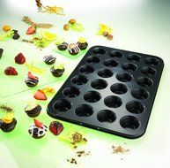 Dr.Oetker Muffin Tray "Back-Idee" 24 Cups, 22.56" x 15.16", Black N2