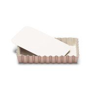 Patisse 03365 Ceramic Series Rectangular Mini Quiche Pan with Removable Bottom with double non-stick ceramic coating...