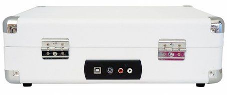 Boytone BT-101TBWT 5 in 1 Briefcase Record Player AC-DC Built in Rechargeable Battery, With 2 Stereo Speakers... N8