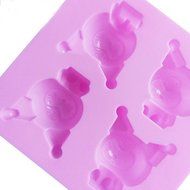 4 cavity kuromi mini cake silicone bakeware cake decorating silicone nonstick mould N3