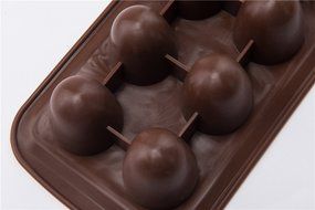 8 Cavity Round Silicone Handmade Cake Ice Pudding Soap Making Moulds N8
