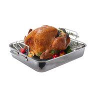 Lenox 16" 3-Ply Roaster Pan with Rack N4
