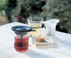 Hario 1-Cup Tea Maker, Natural Black N5