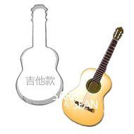 Anyana 5pcs/set Metal Stainless Steel Gentleman Fashions of Guitar Medal Tie Glasses and Key Biscuits Cutters... N9