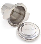 Custom your exclusive tea infuser stainless steel loose leaf tea strainer (name, text, and logo) N7