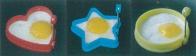 Silicon Egg &amp; pancake ring set N7