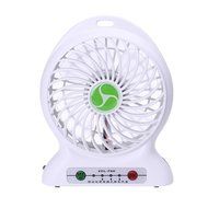 Wkae&reg; Portable Mini Electric USB Rechargeable Fan 3 Speeds 18650 Desktop Summer Cooler Fan USB Power Bank Fan... N4