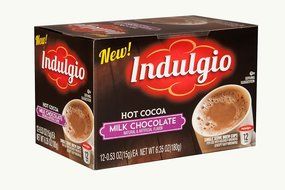 Indulgio Milk Chocolate Cocoa Single Serve for Keurig K-Cup Brewers, 24 Count N13