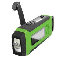 OUTERDO Dynamo Emergency Survival Solar Hand Crank Self Powered AM/FM/NOAA Weather Radio, LED Flashlight,Phone... N38