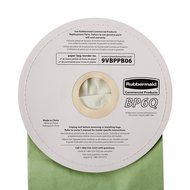 Rubbermaid Commercial FG9VBPPB06 6-Quart Replacement Paper Bag for Backpack Vacuum Cleaner, Pack of 10