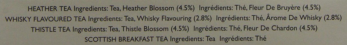 Edinburgh Tea &amp; Coffee Company, The Scottish Collection 4-Flavor Variety Pack, 40-Count Tea Sachets N4