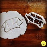 Origami Pig Cookie Cutter