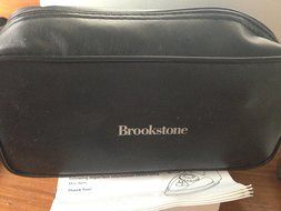 Brookstone Dual Voltage Steam and Press Travel Iron w/ Soft Case