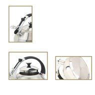 Lenox L-12185 SS Tea Kettle, 2.5-Quart, Gold N5