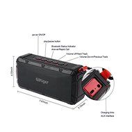 GBtiger Portable Wireless Bluetooth Speakers, IPX6 Waterproof Hifi Speaker with 10W Enhanced Bass, Dual Channel... N12