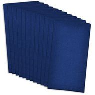 DII 100% Cotton, Machine Washable Everyday Basic Buffet Napkin, 16 x 16", Cream, Set of 12 N13