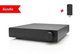 NuForce DDA120 Powerful Integrated Digital Amp with BTR1 Bluetooth Receiver Dongle Included (Silver) N14