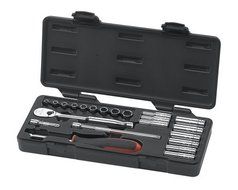 GearWrench 80325 22 Piece 1/4-Inch Drive SAE Socket Set (Standard/Deep) by GearWrench