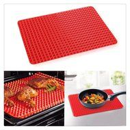 FTXJ Non Stick Fat Reducing Silicone Baking Mat Roaster Oven Tray Sheets N3
