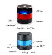 Deli Mini Bluetooth Lound Speaker - Portable Multimedia Speaker Wireless Stereo Soundbox Handsfree Subwoofer Built... N8