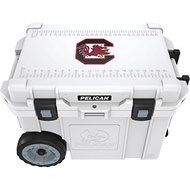 New PELICAN CC-19329-45QWT University of South Carolina Gamecocks Elite Wheeled Cooler