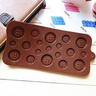 Y&amp;XL&amp;H Button Shaped Candy Chocolate Muffin Baking Mould Mold 2210.50.5 cm N4
