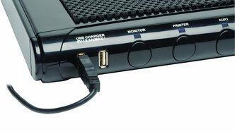 Tripp Lite Isobar 6 Outlet Under-Monitor Surge Protector, Dual USB Charging Ports, 8 ft. Cord, &amp; $100K INSURANCE... N2