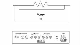 Jolida JD1000P Stereo Tube Power Amplifier with 6550 Tubes (Silver) N2