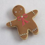 Gingerbread Boy Cookie and Fondant Cutter - Ann Clark - 4.4 Inches - US Tin Plated Steel N5