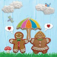 Gingerbread Boy Cookie and Fondant Cutter - Ann Clark - 4.4 Inches - US Tin Plated Steel N6