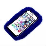 iPhone 7 Plus Case,Inspirationc Luxury Stylish Bling Fluffy Cover Plush Rabbit Hair Fur Cases Decorative Handmade... N5