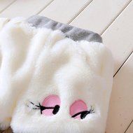 Clothes Set ,BeautyVan Baby Infant Girls Cartoon Woolen Fur Winter Warm Set Thick Coat +Pants Clothes (3T, White) N14