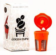 Coco K Cupz (3 Pack) &ndash; Reusable &amp; Refillable &ndash; LARGE 5 Cup Brew Carafe K-Cups Tea/Coffee Pod Filters &ndash; Fits Keurig... N8