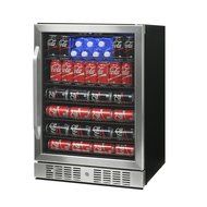NewAir ABR-1770 177 Can Deluxe Beverage Cooler, Black/Stainless Steel N2