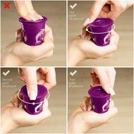 FANOR Reusable K-cup Coffee Filter for Keurig 2.0 and 1.0 Brewers (3, Purple) N4