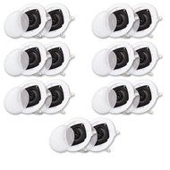 Acoustic Audio CS-IC43 In Ceiling Speakers 3 Way Home Theater 2800 Watt 7 Pair Pack CS-IC43-7PR