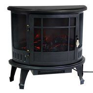 Free Standing Electric 1500W Fireplace Heater Fire Flame Stove Wood Adjustable N11