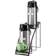 Cal-Mil 1704-13 Mission Styled Airpot Stand, 8" W x 22" D x 15" H, Black