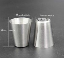 Dewel Multi-Pattern Russian Piping Tips, 12PCS Icing Decorating Tips,Stainless Steel Icing Piping Nozzles ,A Tool... N11