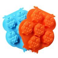 Candy Making Molds, 2PCS YYP [6 Cavity Night Owl Shape Mold] Silicone Candy Molds for Home Baking - Reusable Silicone... N6