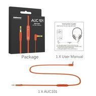 Jabees AUC101 3 Feet 3.5mm Male to 3.5mm Male Stereo AUX Replacement Headphone Audio Cable with In-Line Remote... N8