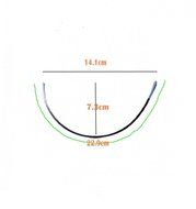 CHENGYIDA 10PCS(5Pairs) spring steel underwire for bras, bustiers, corsets or clothing - Size L (Meatures total... N3